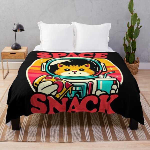 Item preview, Funny Astronaut Cat Space Snack Pizza designed and sold by KitonicTees.