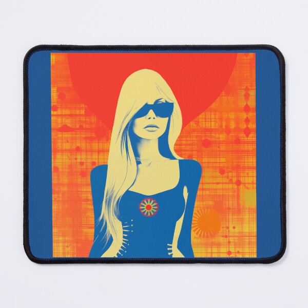 Item preview, Blonde Hippie Girl With Sunglasses designed and sold by CoolMantras.