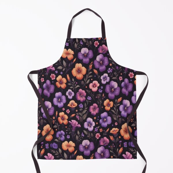 Item preview, Orchid and Nasturtium Flowers ; Floral Pattern designed and sold by PatternInArt.