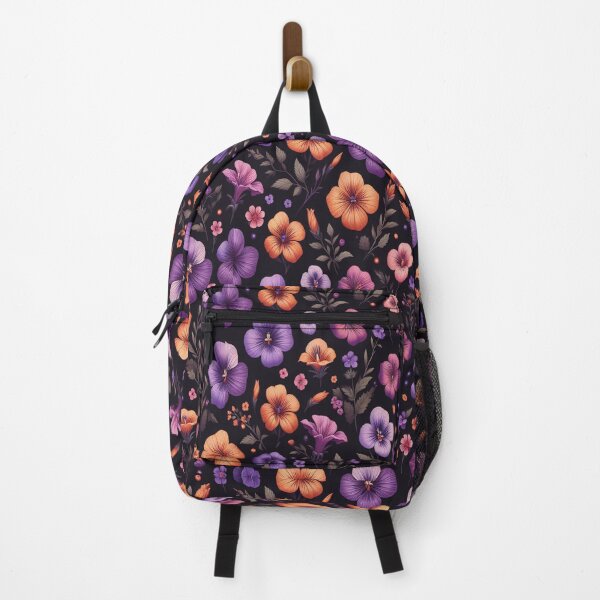 Item preview, Orchid and Nasturtium Flowers ; Floral Pattern designed and sold by PatternInArt.
