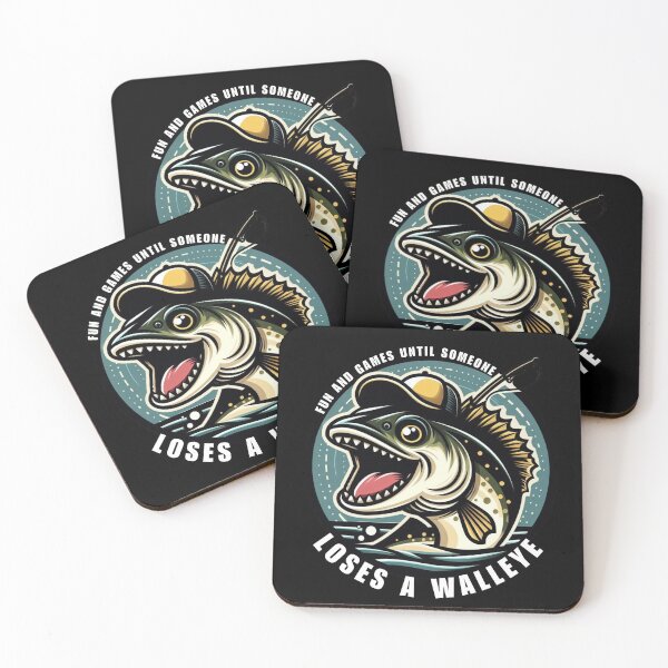 Item preview, Fun and Games Until Someone Loses a Walleye Funny Gift for Fisherman designed and sold by Azrora.