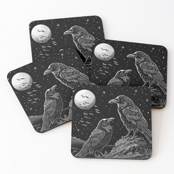 Item preview, Moonlight Ravens (Variation) designed and sold by OccultDreams.