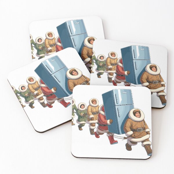 Item preview, Arctic Expedition: Eskimos Guiding a Refrigerator Adventure designed and sold by iwcus.