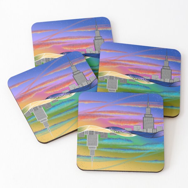 Item preview, Inverted City Sunset designed and sold by Zari13.