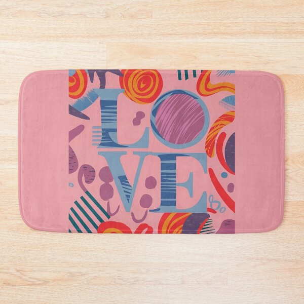 Item preview, Colorful LOVE pattern designed and sold by LuckyFamily.