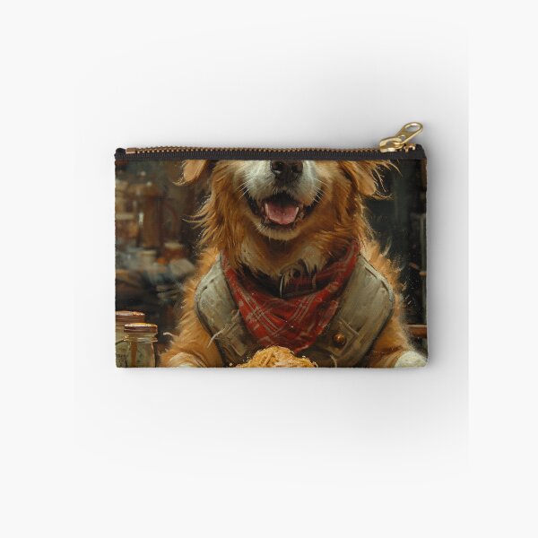 Item preview,  A well-dressed dog having a fancy dinner designed and sold by Emre Karaarslan.