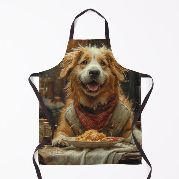 Item preview,  A well-dressed dog having a fancy dinner designed and sold by Emre Karaarslan.