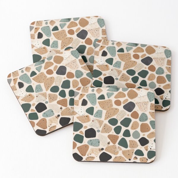 Item preview, Soft Hues in Paper Terrazzo designed and sold by lore-mipsum.