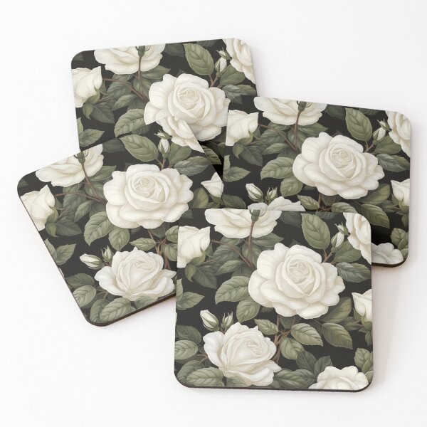 Item preview, White roses designed and sold by Letteraddicted.