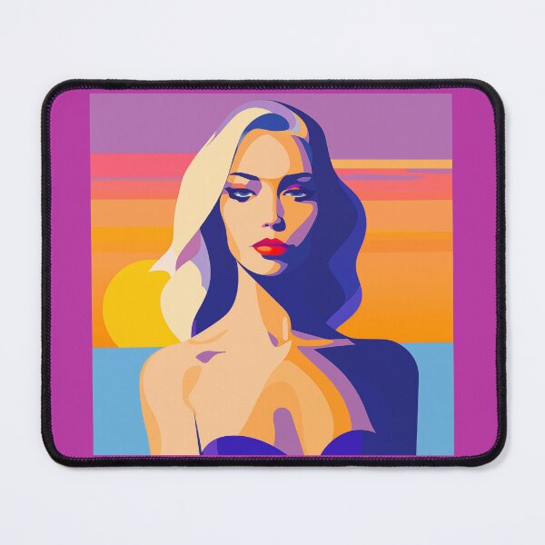 Item preview, Abstract Sunset Blonde Lady designed and sold by CoolMantras.