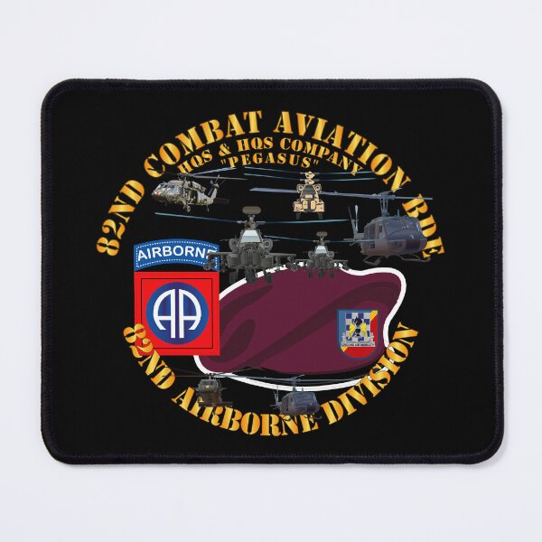 Item preview, Army - 82nd Combat Avn Bde - Beret w Flash w Helicopters designed and sold by Military Insignia Products.