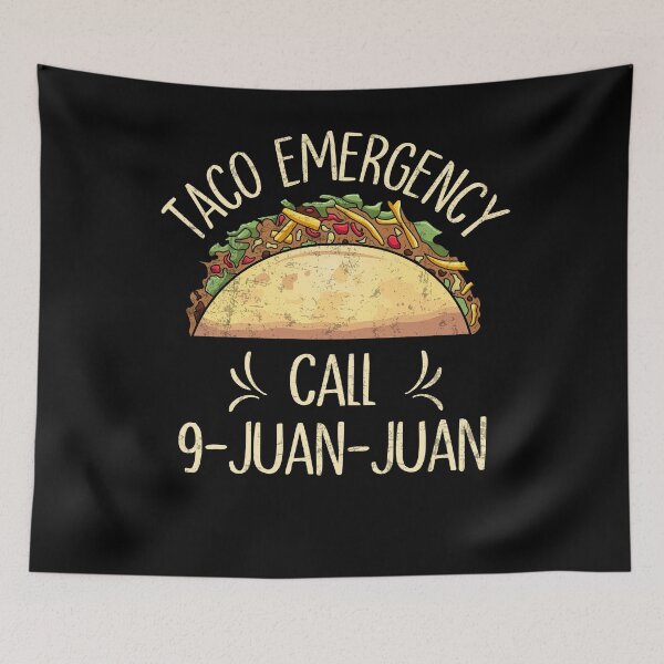Item preview, Taco Emergency Call 9 Juan Funny Tee Men Women Cinco de Mayo designed and sold by MobyStickers.