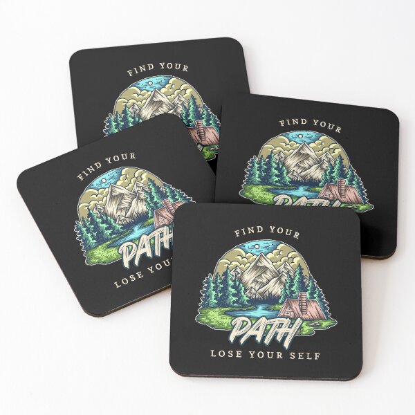 Item preview, Find Your Path Lose Your Self designed and sold by FlyPrintShop.