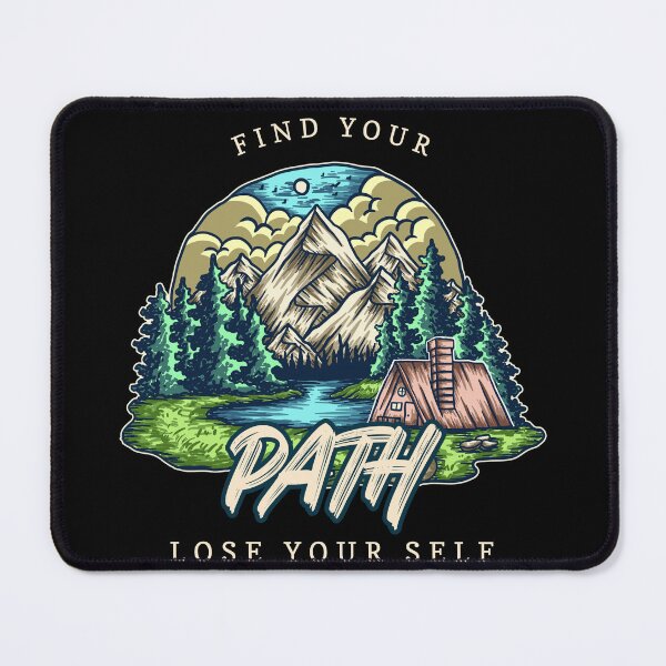 Item preview, Find Your Path Lose Your Self designed and sold by FlyPrintShop.
