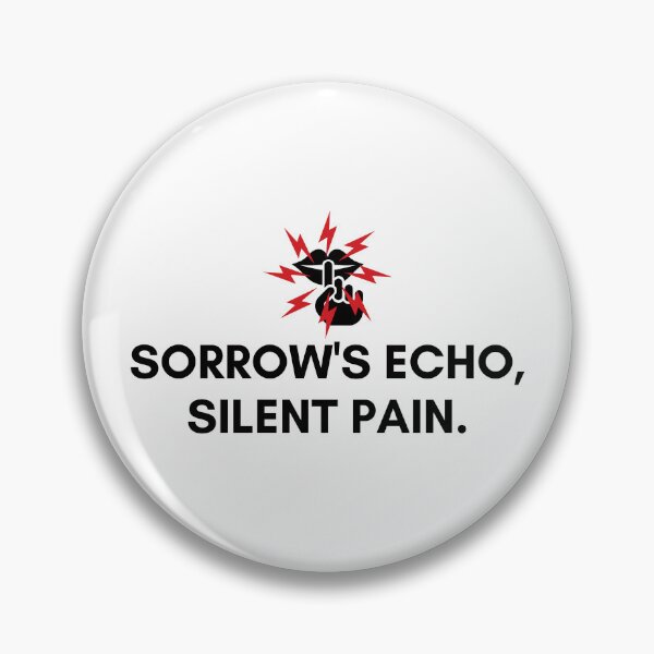 Item preview, Sorrow's echo, silent pain. designed and sold by Bananobanini.