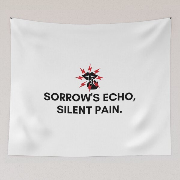 Item preview, Sorrow's echo, silent pain. designed and sold by Bananobanini.
