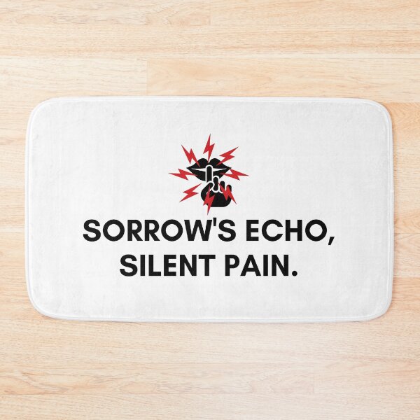 Item preview, Sorrow's echo, silent pain. designed and sold by Bananobanini.