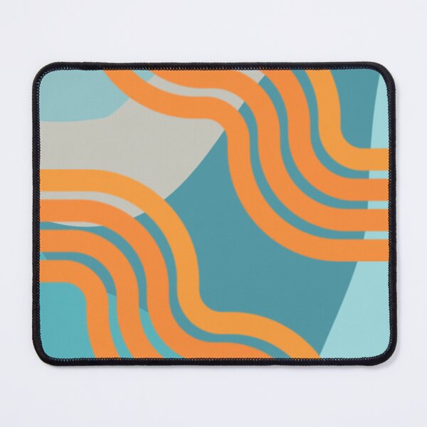 Item preview, Cool Color Background with Orange Foreground Abstract Design designed and sold by CarefulCreation.