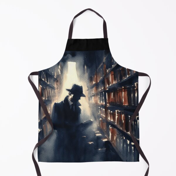 Item preview, Noir Vintage Secrets in the Library [Watercolor] designed and sold by RESToRAPTOR.