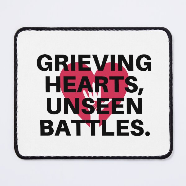 Item preview, Grieving hears, unseen battles. designed and sold by Bananobanini.