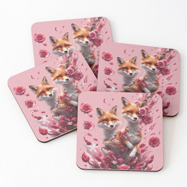 Item preview, Couple foxes With Heart  In Love designed and sold by BotunPeony.