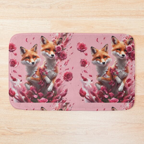 Item preview, Couple foxes With Heart  In Love designed and sold by BotunPeony.