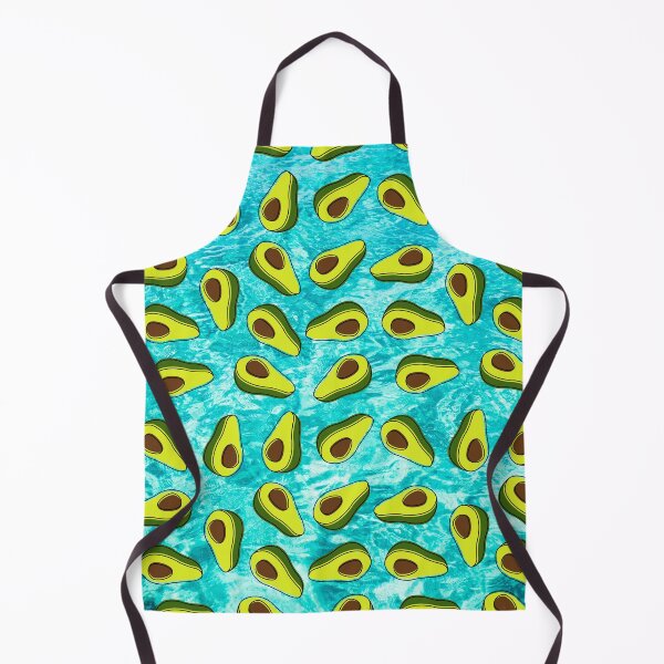 Item preview, Avocado in blue designed and sold by Anisha Vaz.