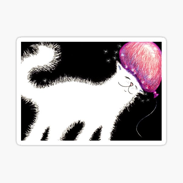 Electric Cat Sticker