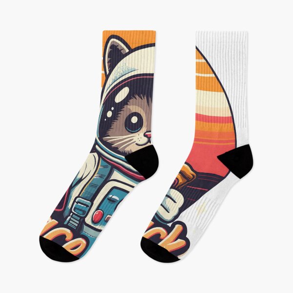 Item preview, Astronaut Cat Space Snack Vintage Pizza designed and sold by KitonicTees.