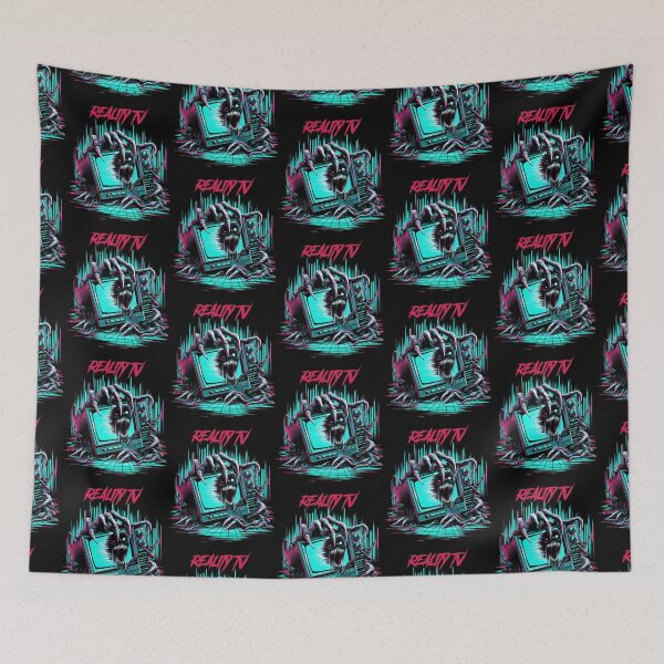Item preview, Reality TV monster Synthwave Cyberpunk designed and sold by GlitchGrotesque.