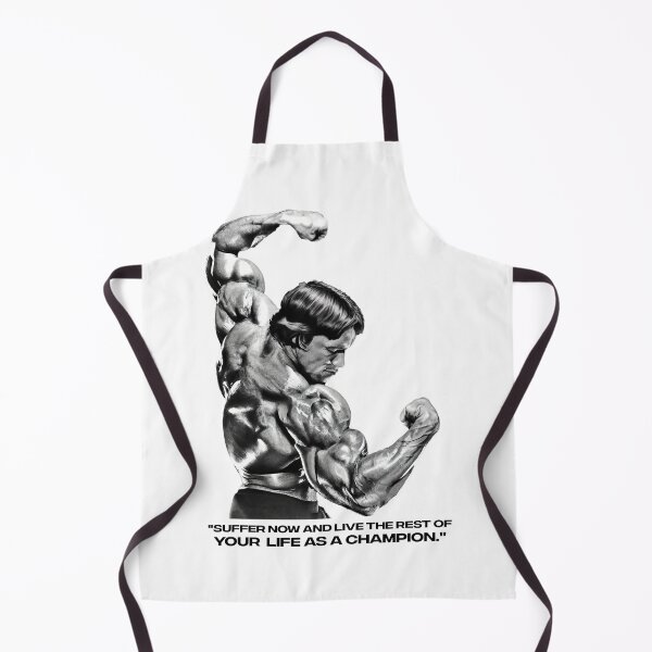 Item preview, Stoic Quote "Don't quit. Suffer now and live the rest of your life as a champion." Muhammad Ali. Arnold Schwarzenegger Fan art designed and sold by HuzaifaNaveedh.
