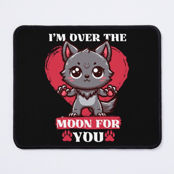 Item preview, Over The Moon For You -Cute Werewolf designed and sold by Kawaii-n-Spice.