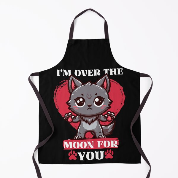Item preview, Over The Moon For You -Cute Werewolf designed and sold by Kawaii-n-Spice.