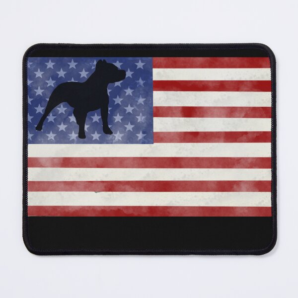 Item preview, Pit bull American Flag designed and sold by hemp3x.