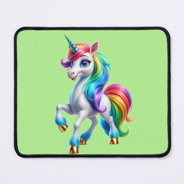 Item preview, Cute happy rainbow unicorn - an expression of magic and joy No. 18 designed and sold by Nathalymx.