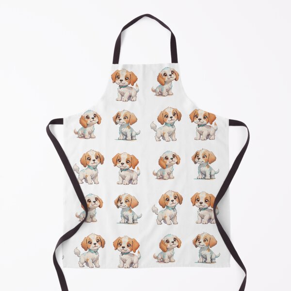 Item preview, puppy illustrations designed and sold by HendAhabib.