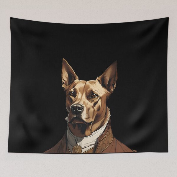 Item preview, Regal Canine Majesty Timeless Dog Portrait designed and sold by ChicTrendz.