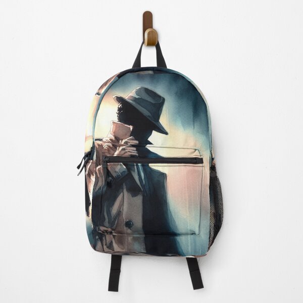 Item preview, Noir Vintage Shadowed Detective [Watercolor] designed and sold by RESToRAPTOR.