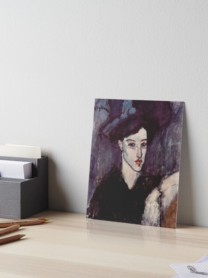Vintage Amedeo Modigliani - 1908 Die-Judin Fine Art | Art Board Print