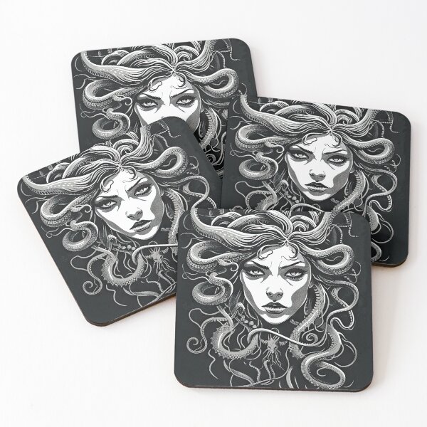 Item preview, Stheno Illustration designed and sold by OccultDreams.