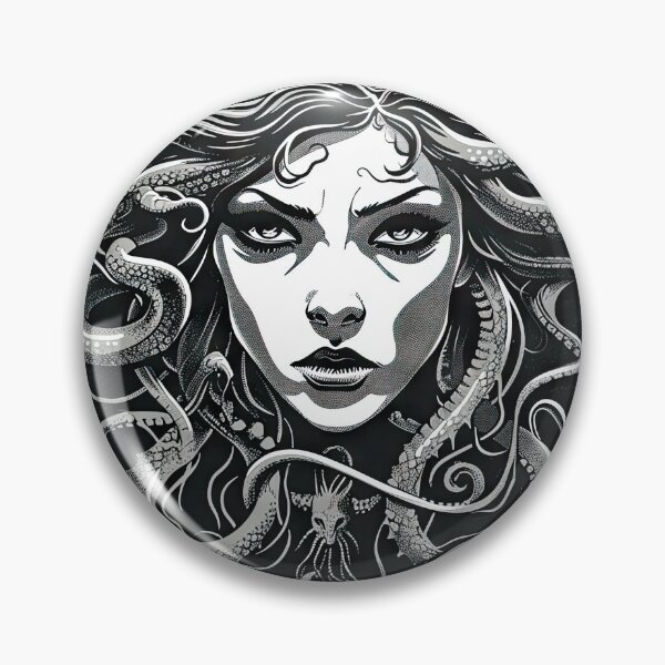 Item preview, Stheno Illustration designed and sold by OccultDreams.