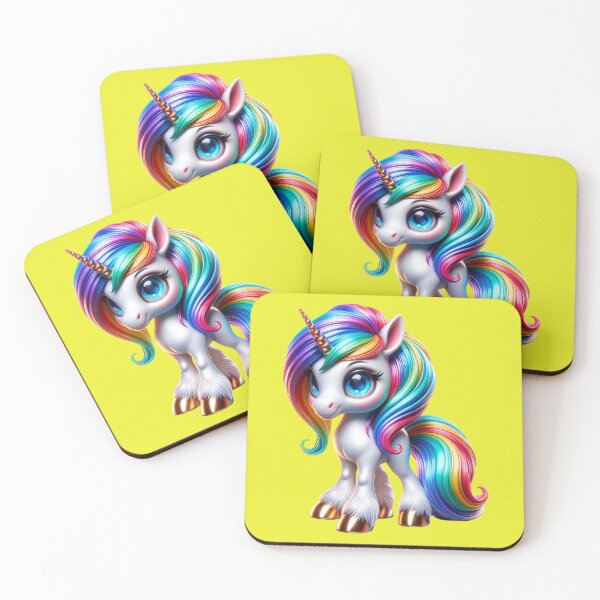 Item preview, Cute happy rainbow unicorn - an expression of magic and joy No. 19 designed and sold by Nathalymx.
