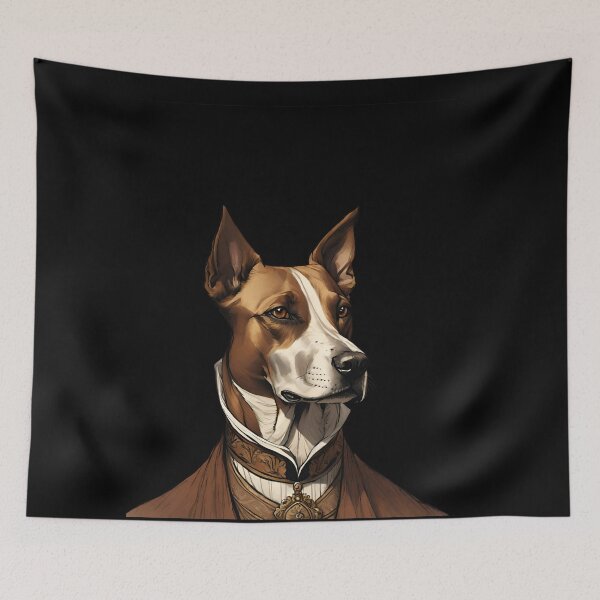 Item preview, Timeless Dog Portrait Regal Canine Elegance designed and sold by ChicTrendz.