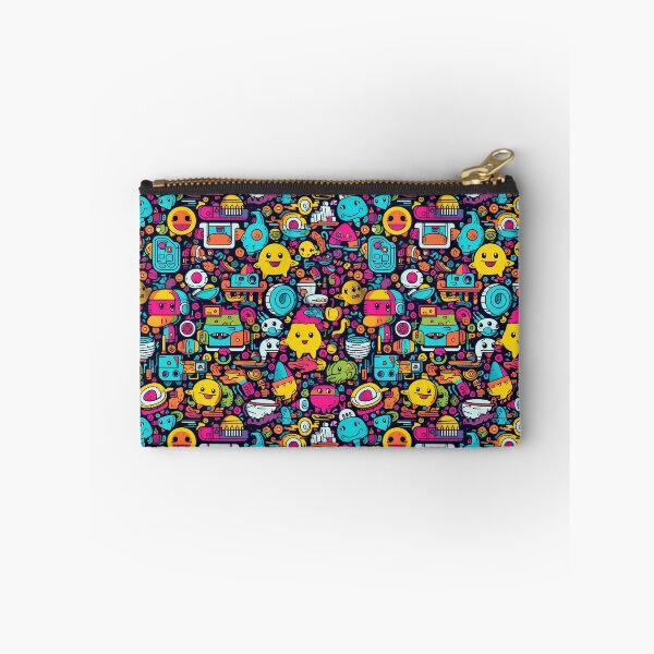 Item preview, Cute Colorful Monsters and Creatures Pattern designed and sold by VirtualArtGuy.