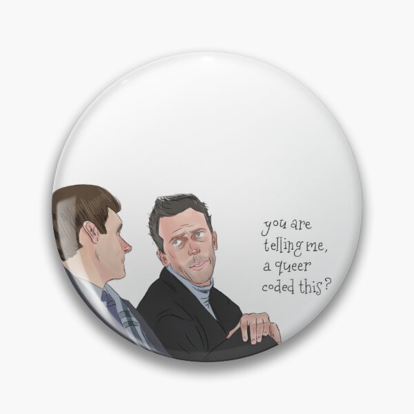 Item preview, House and Wilson (queer-coded) designed and sold by alexiadigital.