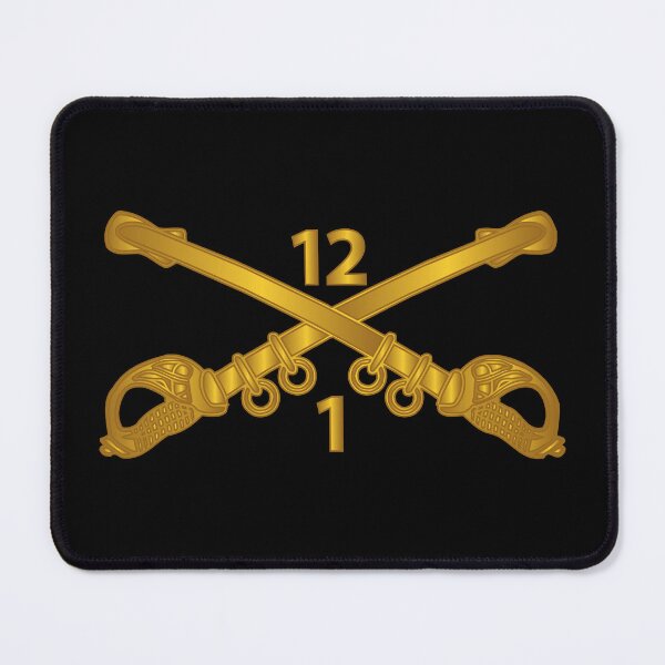 Item preview, Army - 1st Battalion - 12th Cavalry Branch wo Txt designed and sold by Military Insignia Products.