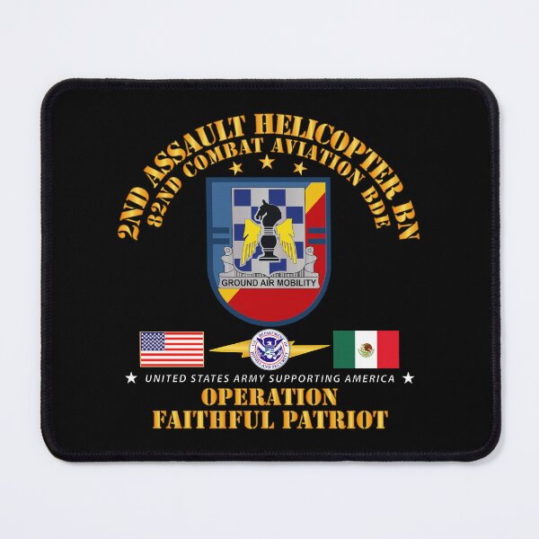 Item preview, Army - 2nd AHBn 82nd CAB - Operation Faithful Patroit w Homeland designed and sold by Military Insignia Products.
