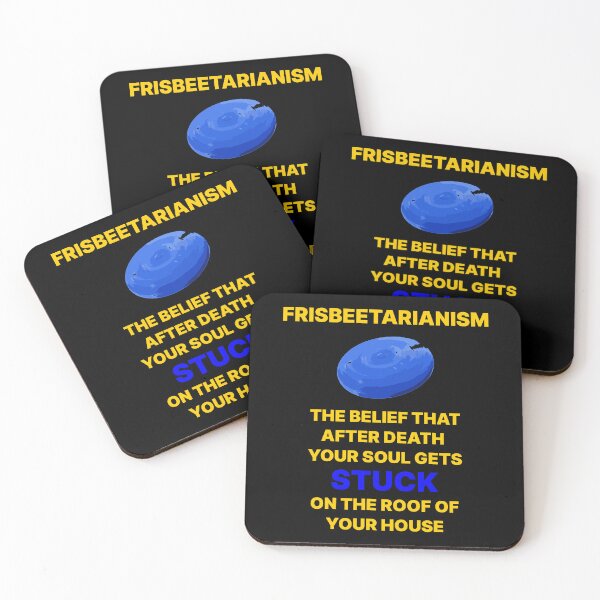 Item preview, FRISBEETARIANISM PHILOSOPHY FUNNY HUMOUR designed and sold by Marni Scofidio Desi9ns.