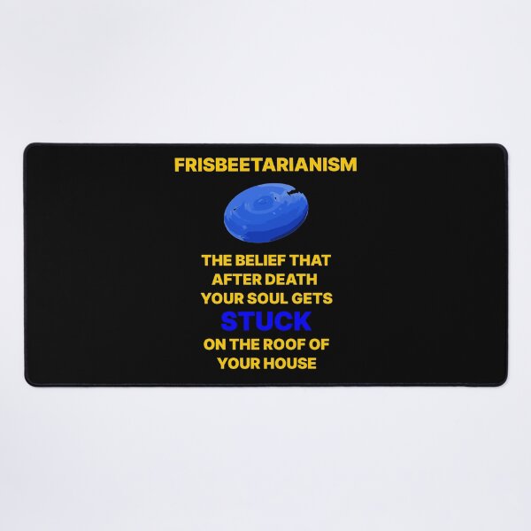 Item preview, FRISBEETARIANISM PHILOSOPHY FUNNY HUMOUR designed and sold by Marni Scofidio Desi9ns.