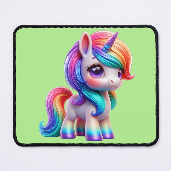 Item preview, Cute happy rainbow unicorn - an expression of magic and joy No. 23 designed and sold by Nathalymx.